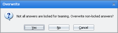 Not Locked For Teaming