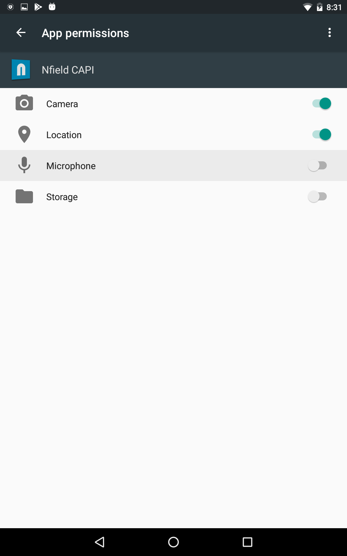 app settings consent